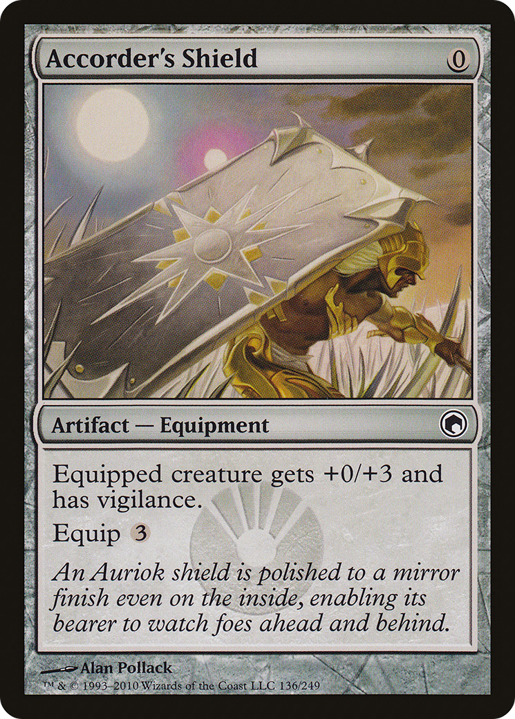 Accorder's Shield (SOM-136) [Scars of Mirrodin] Foil