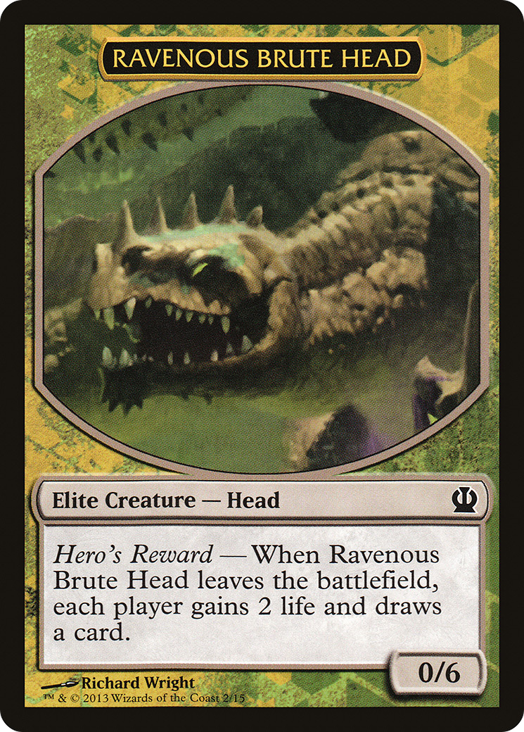 Ravenous Brute Head [Face the Hydra]