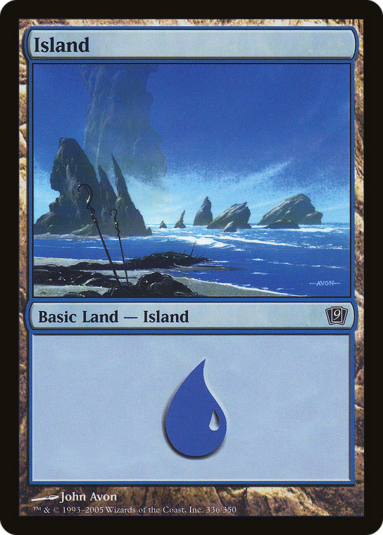 Island (9ED-336) [9th Edition] Foil