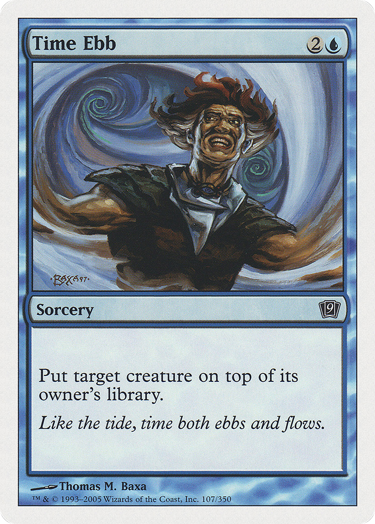 Time Ebb (9ED-107) [9th Edition] Foil