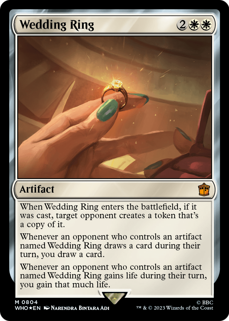 Wedding Ring (Surge Foil) (WHO-804) [Doctor Who] Foil