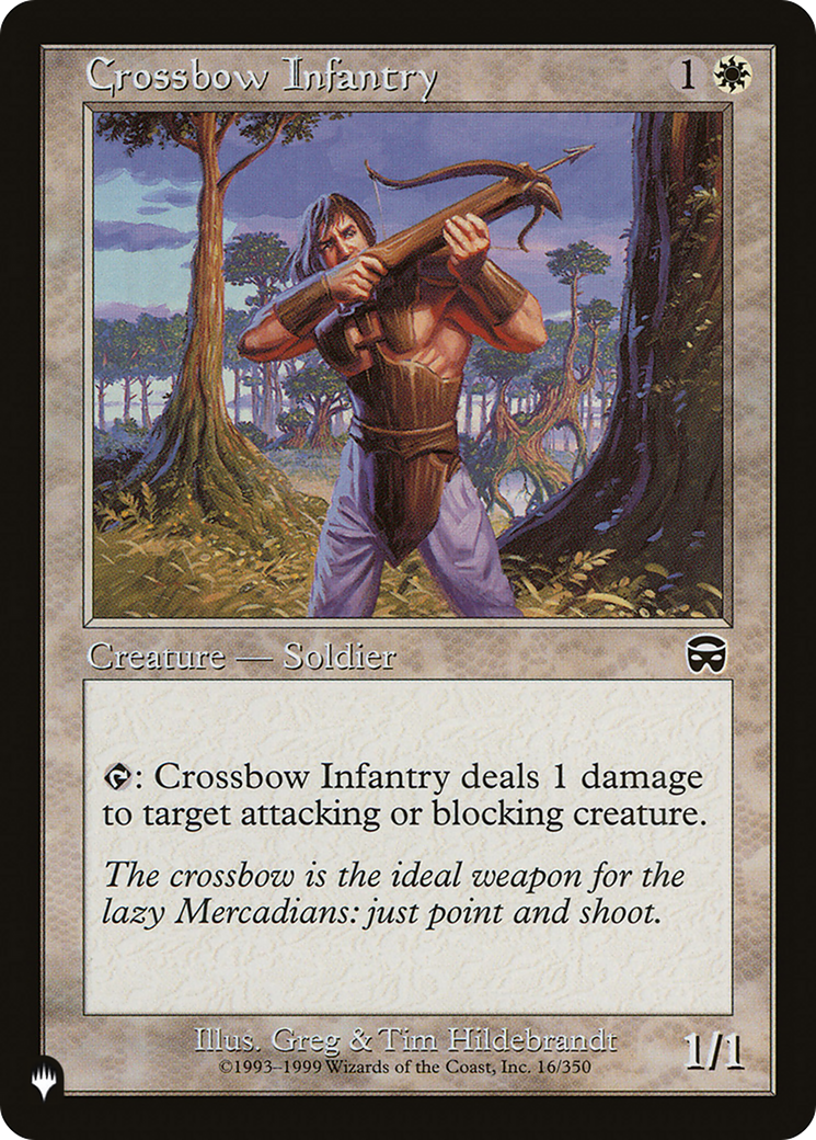 Crossbow Infantry (LIST-16/350) [The List]