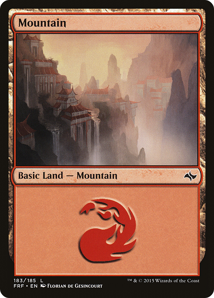 Mountain (183) - Foil [Fate Reforged]