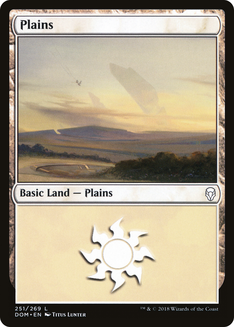 Plains (251) - Foil [Dominaria]