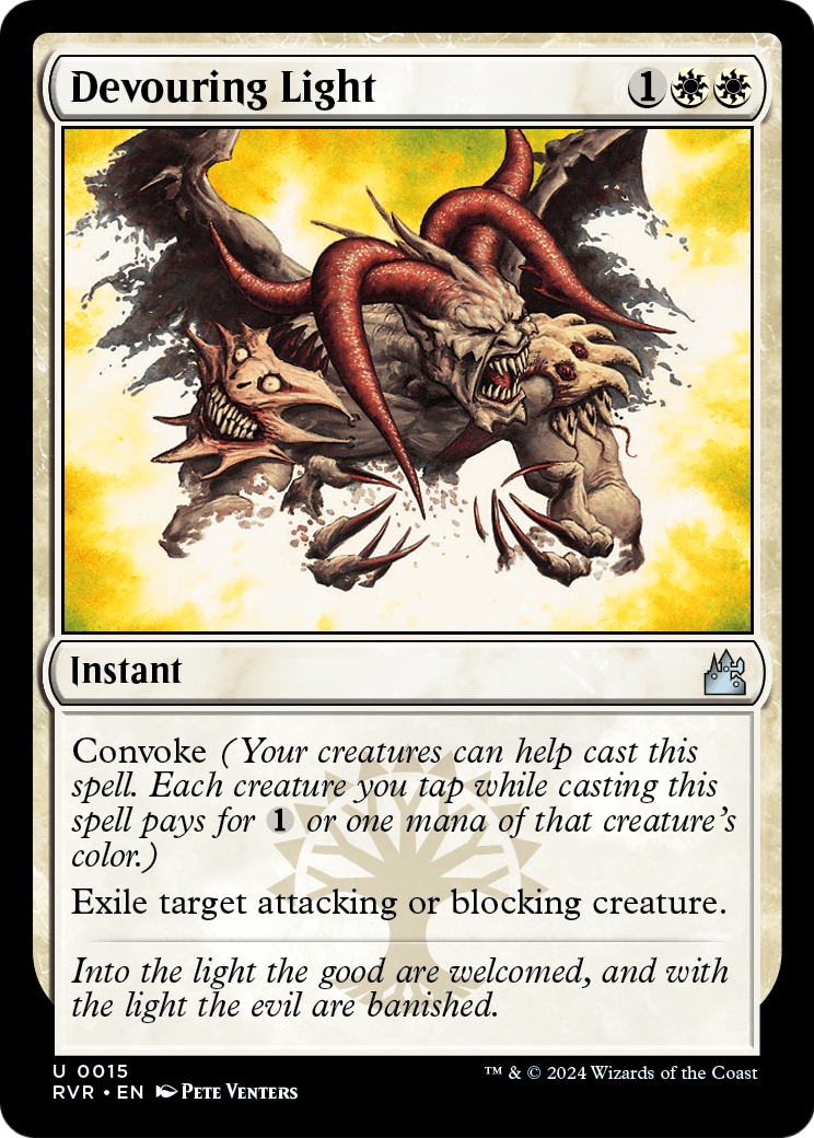 Devouring Light - Foil [Ravnica Remastered]