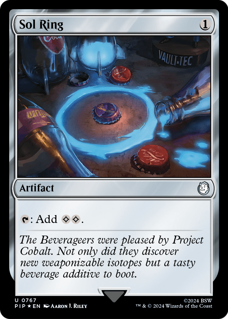 Sol Ring (Surge Foil) (PIP-767) [Fallout] Foil