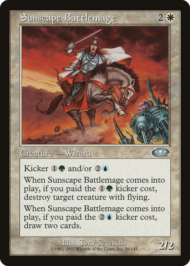 Sunscape Battlemage (PLS-016) [Planeshift] Foil