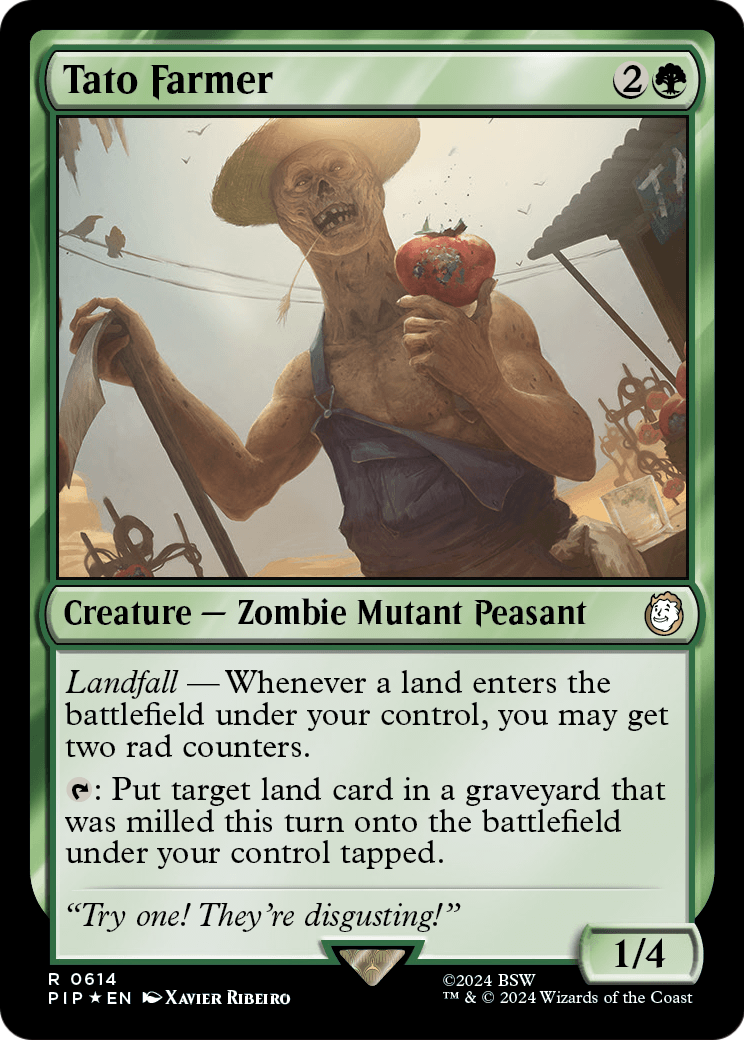 Tato Farmer (Surge Foil) (PIP-614) [Fallout] Foil
