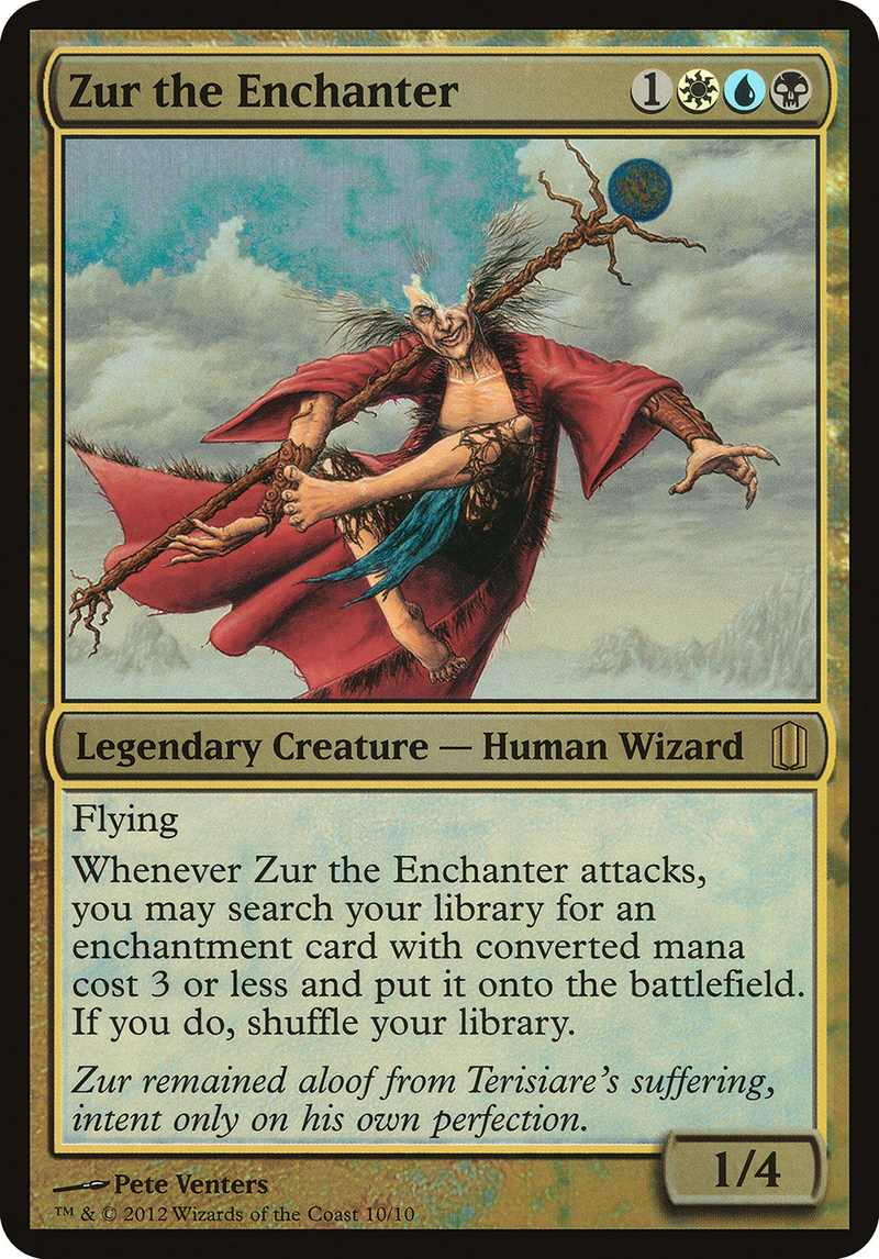 Zur the Enchanter (Commander's Arsenal) [Commander's Arsenal Oversized] Foil