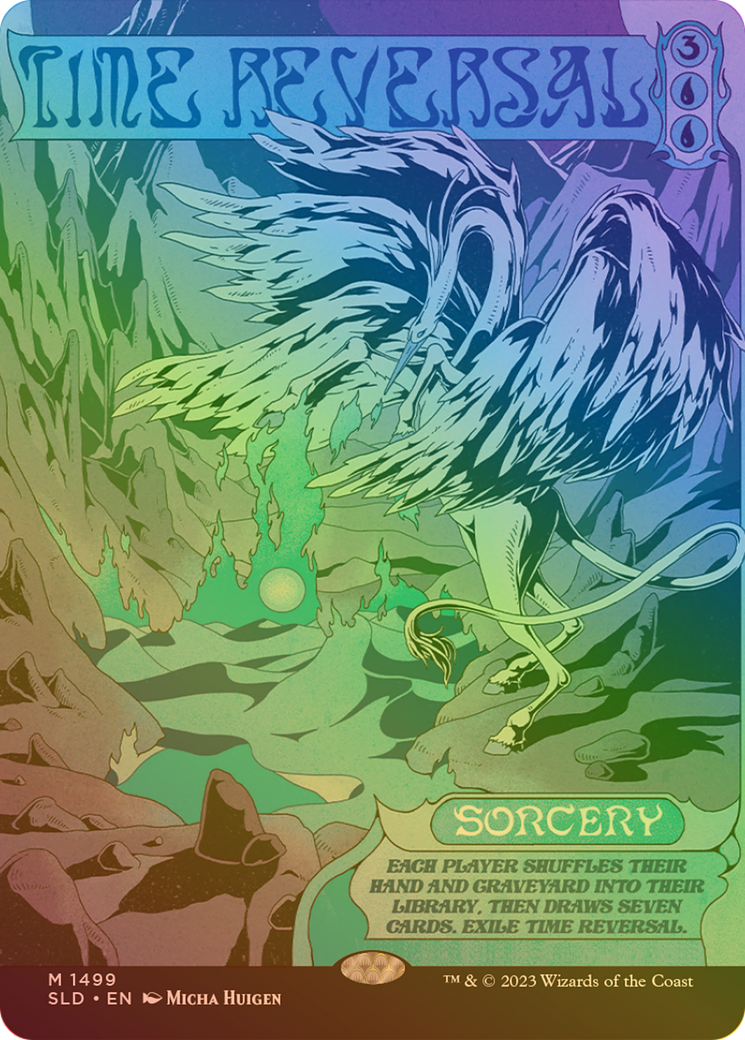Time Reversal (Rainbow Foil) (SLD-1499) (Borderless) [Secret Lair Drop] Foil