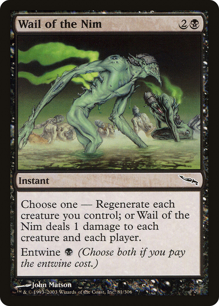 Wail of the Nim (MRD-081) [Mirrodin] Foil
