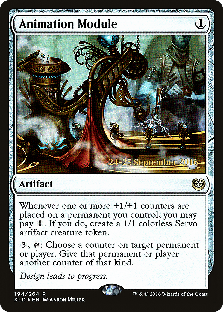 Animation Module (PRE-194) [Kaladesh Promos] Foil