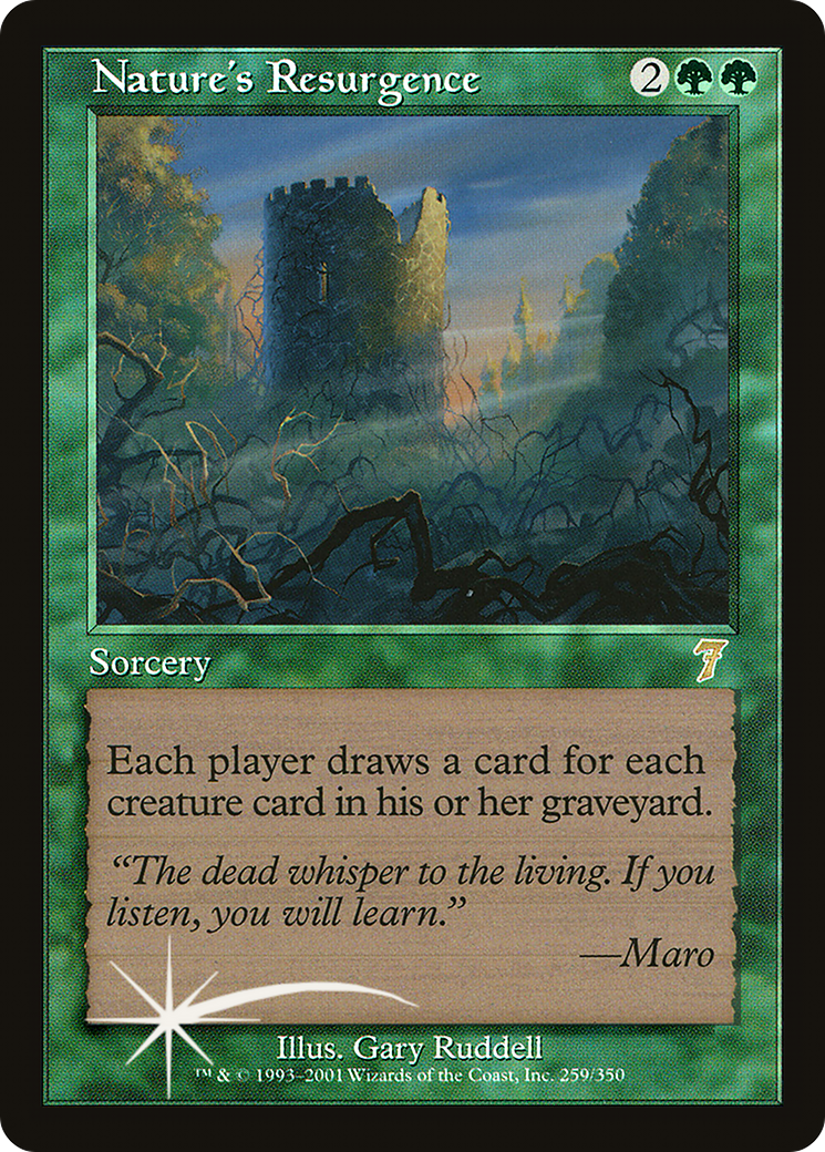 Nature's Resurgence (7ED-259) [7th Edition] Foil