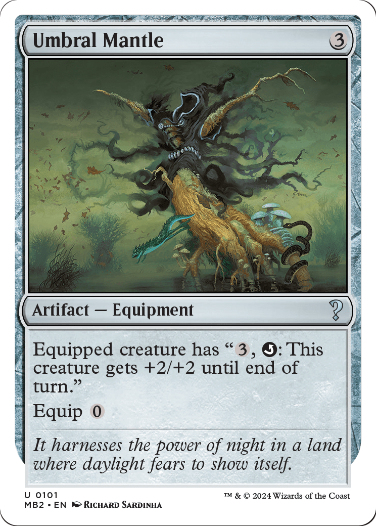 Umbral Mantle (White Border) (MB2-101) [Mystery Booster 2]