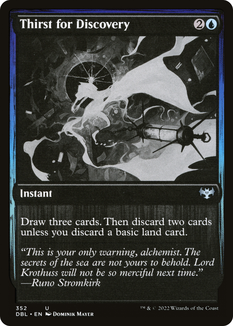 Thirst for Discovery (DBL-352) [Innistrad: Double Feature] Foil