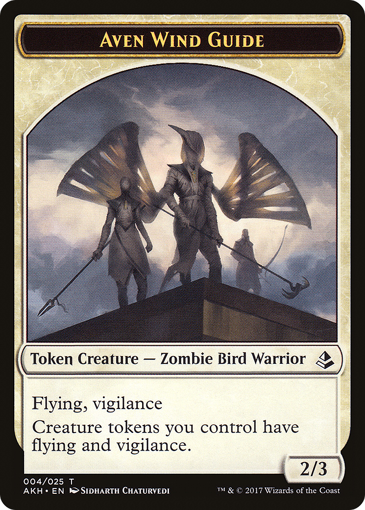 Aven Wind Guide Token (AKH-004) [Amonkhet Tokens]