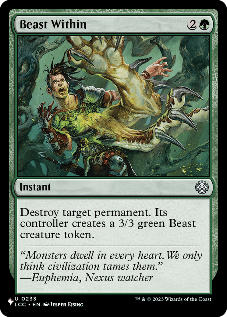 Beast Within (LCC) (LIST-233) [The List]