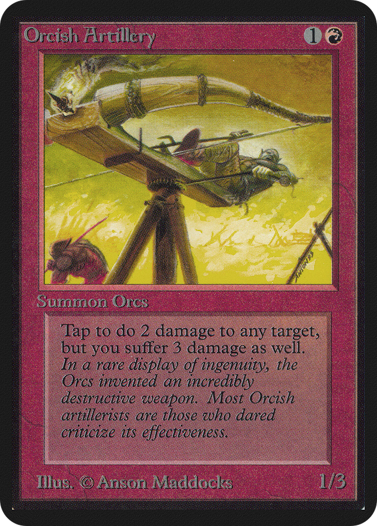 Orcish Artillery [Limited Edition Alpha]