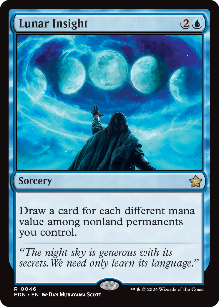 Lunar Insight (FDN-046) [Foundations] Foil