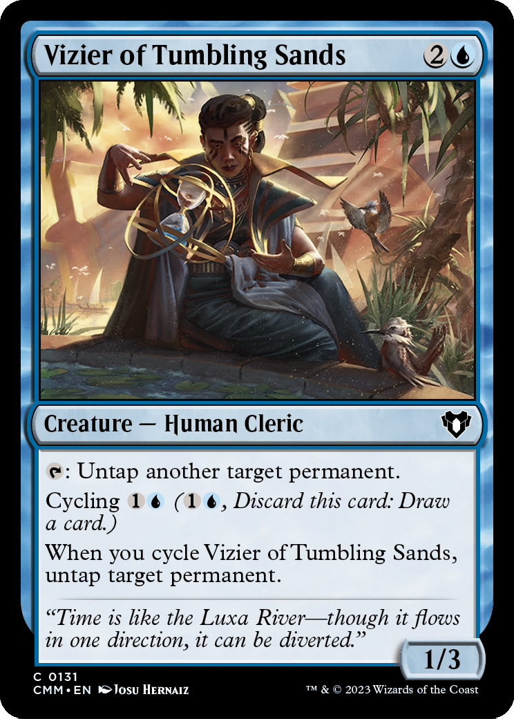 Vizier of Tumbling Sands (CMM-131) [Commander Masters]