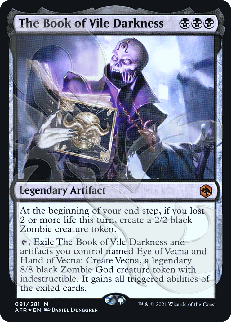 The Book of Vile Darkness (AFR&-091) [Adventures in the Forgotten Realms Promos] Foil