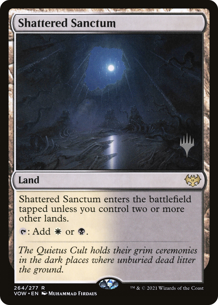 Shattered Sanctum (PPDMU-264) [Promo Pack: Innistrad: Crimson Vow Promos]