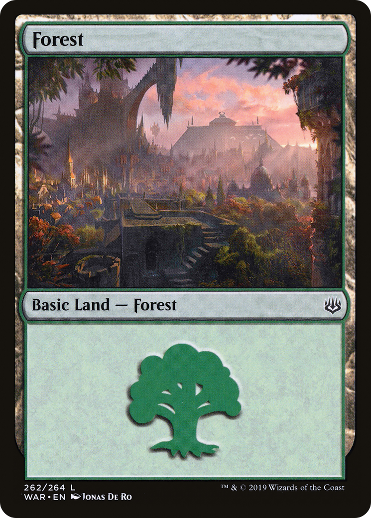 Forest (262) - Foil [War of the Spark]