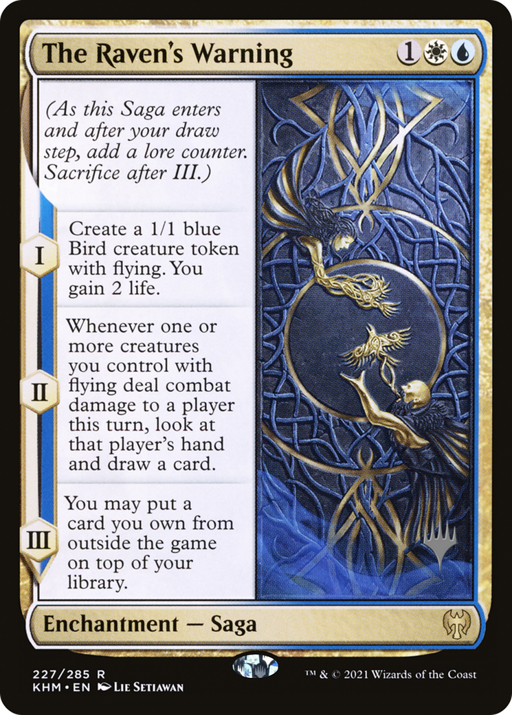 The Raven's Warning (PPKHM-227) [Promo Pack: Kaldheim Promos]