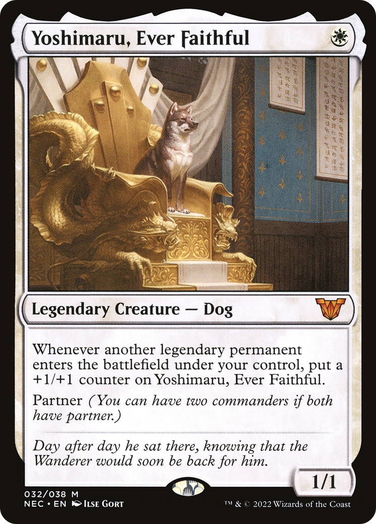 Yoshimaru, Ever Faithful (NEC-032) [Neon Dynasty Commander] Foil