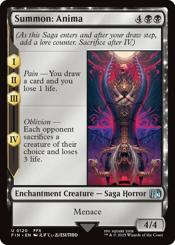 Summon: Anima (FIN-120) [FINAL FANTASY] Foil
