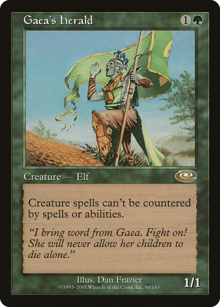 Gaea's Herald (PLS-080) [Planeshift] Foil