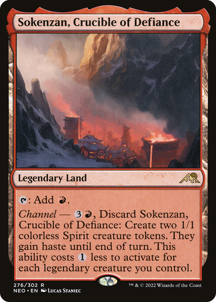 Sokenzan, Crucible of Defiance (NEO-276) [Kamigawa: Neon Dynasty]