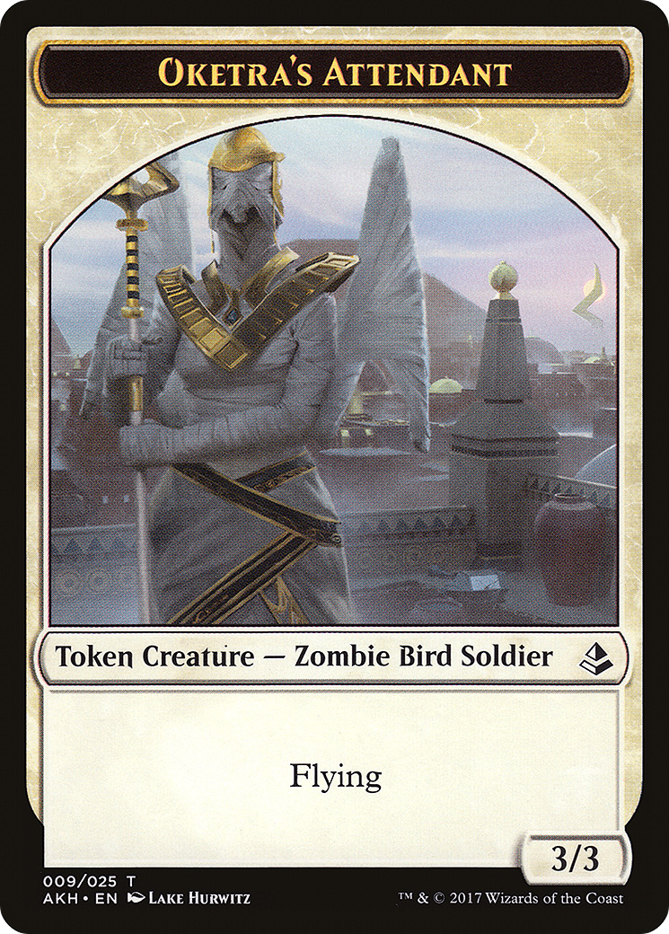 Oketra's Attendant Token (AKH-009) [Amonkhet Tokens]