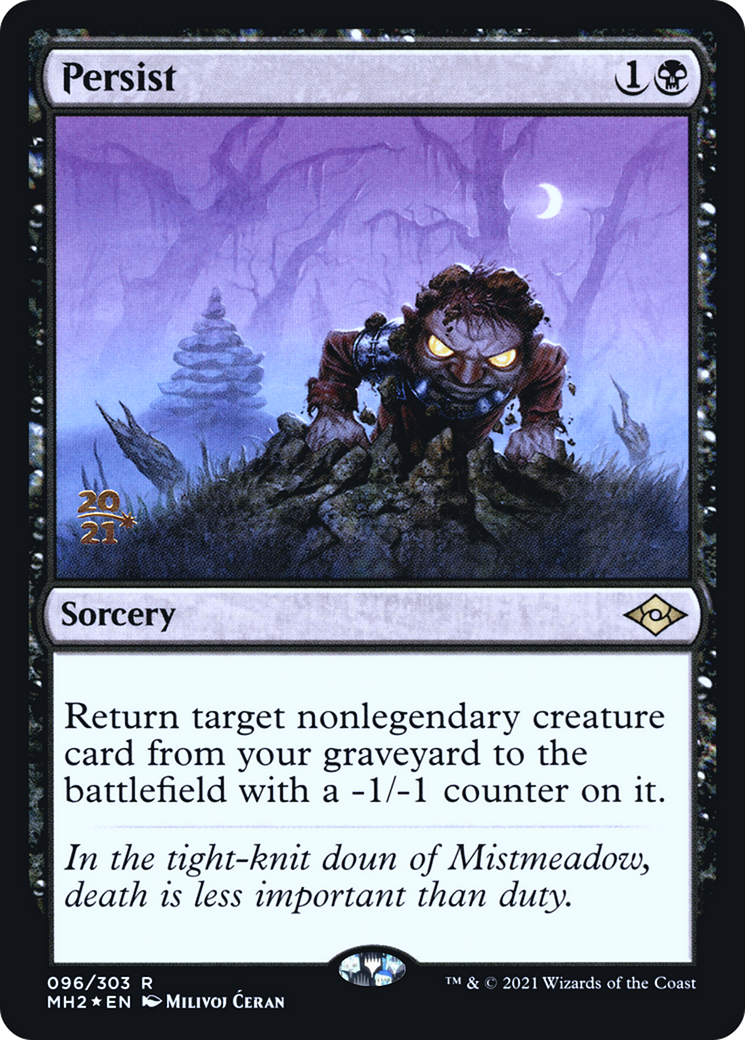 Persist (PRE-096) [Modern Horizons 2 Promos] Foil