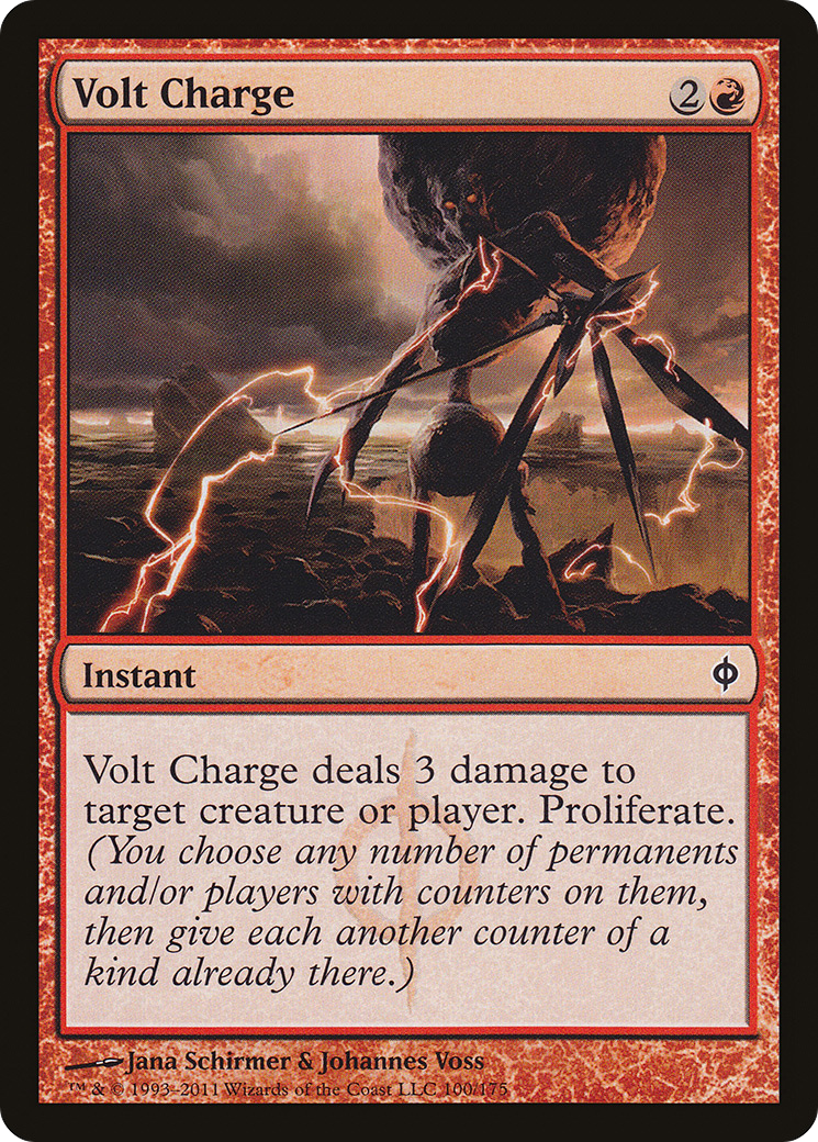 Volt Charge (NPH-100) [New Phyrexia] Foil