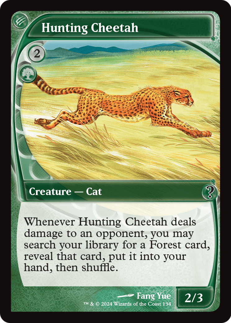 Hunting Cheetah (Future Sight) (MB2-134) [Mystery Booster 2]