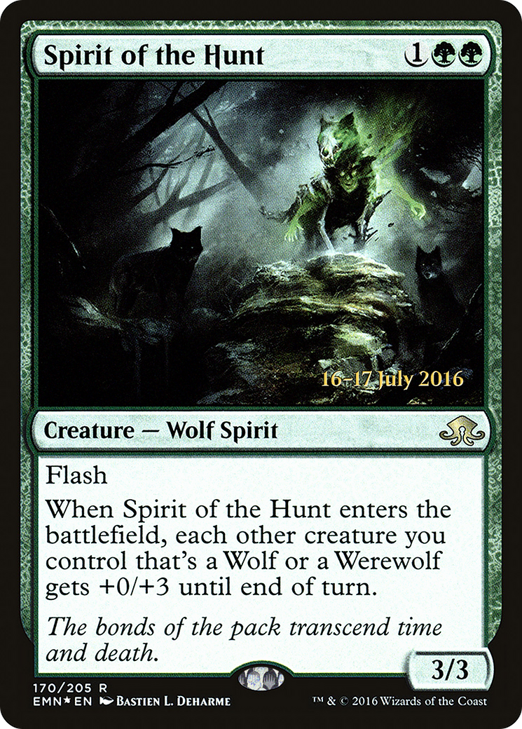 Spirit of the Hunt (PRE-170) [Eldritch Moon Promos] Foil