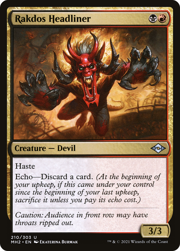 Rakdos Headliner - Foil [Modern Horizons 2]