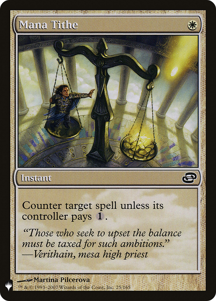 Mana Tithe (LIST-25/165) (Colorshifted) [The List]