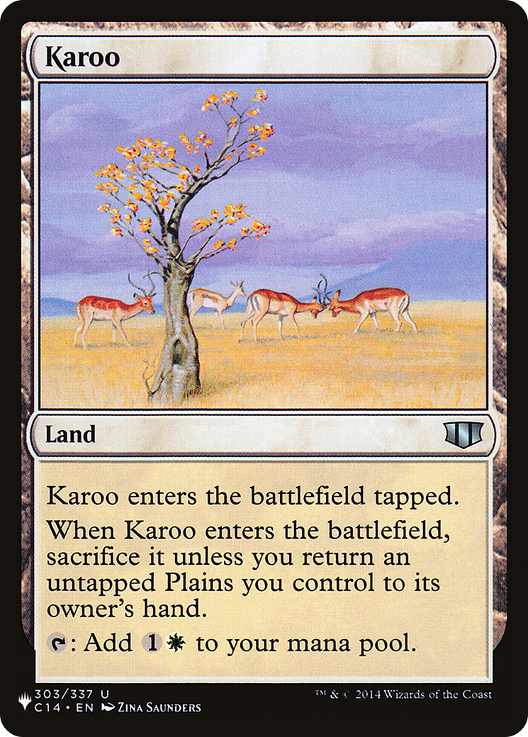 Karoo (C14) (LIST-303/337) [The List]
