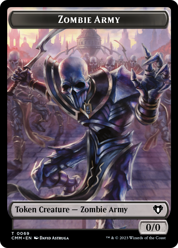 Zombie Army (TCMM-069) [Commander Masters Tokens] Foil