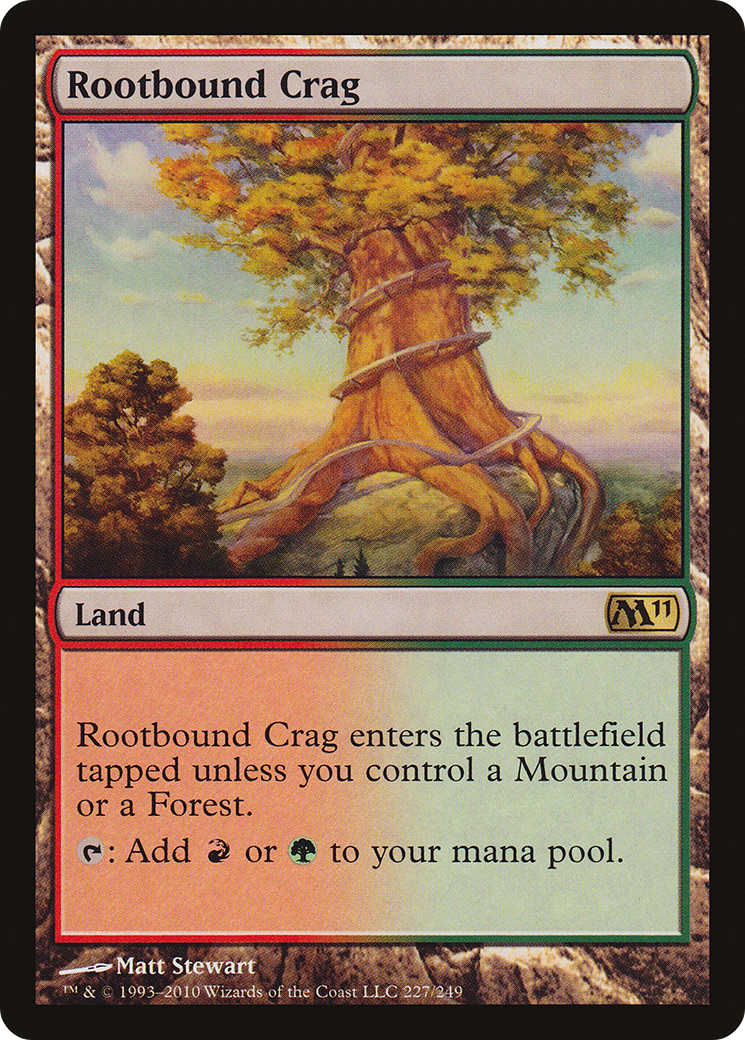 Rootbound Crag (M11-227) [Magic 2011]