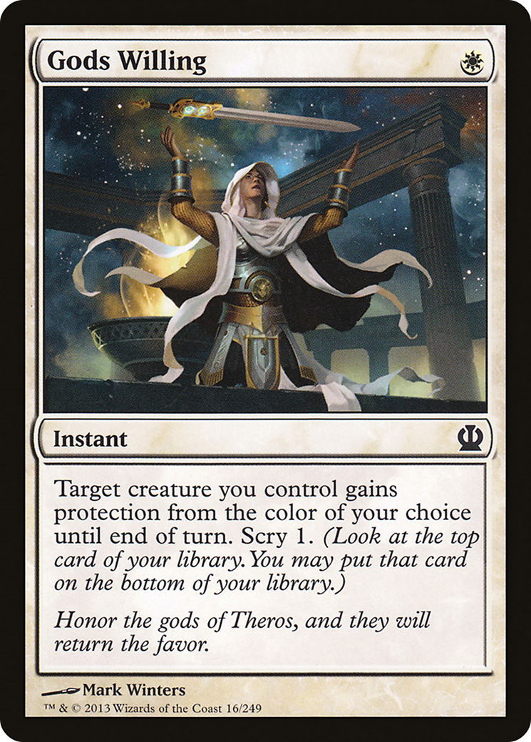 Gods Willing (THS-016) [Theros] Foil