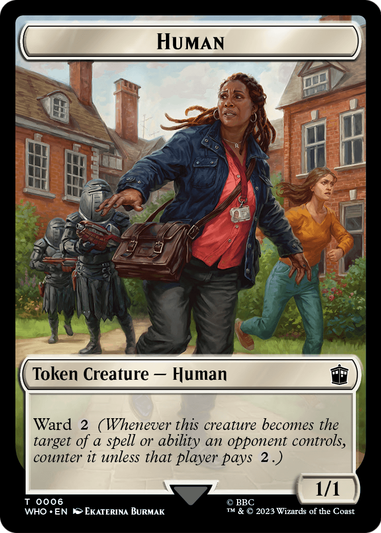 Human (TWHO-006) [Doctor Who Tokens] Foil