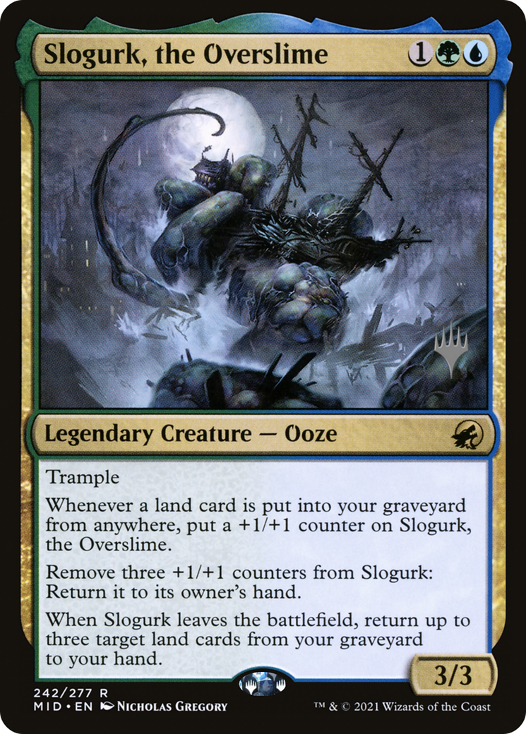 Slogurk, the Overslime (PPMID-242) [Promo Pack: Innistrad: Midnight Hunt Promos] Foil