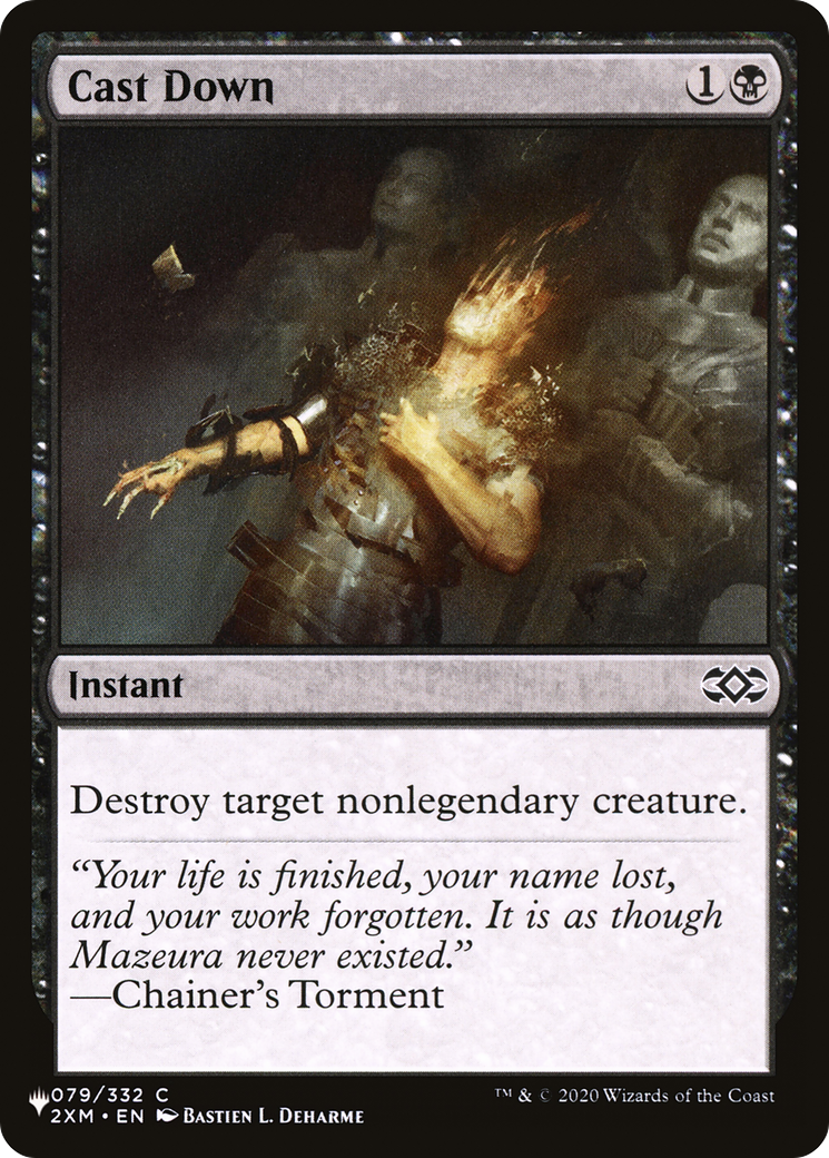 Cast Down (2XM) (LIST-079/332) [The List]