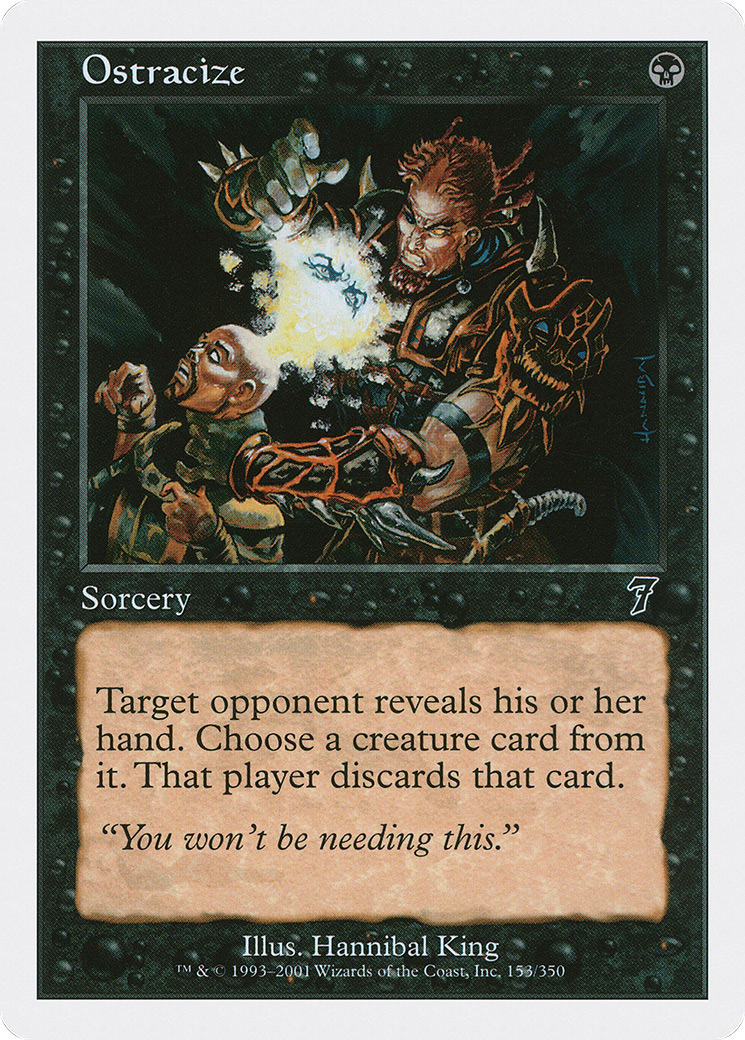 Ostracize (7ED-153) [7th Edition] Foil