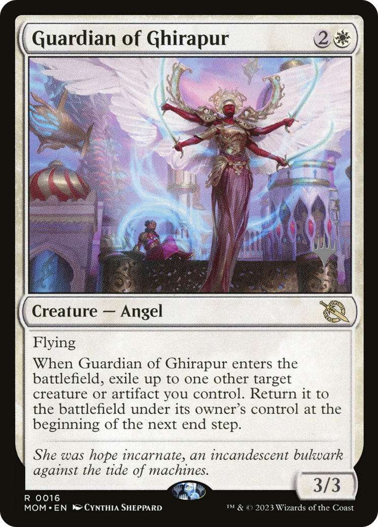Guardian of Ghirapur (PPMOM-016) [Promo Pack: March of the Machine Promos] Foil