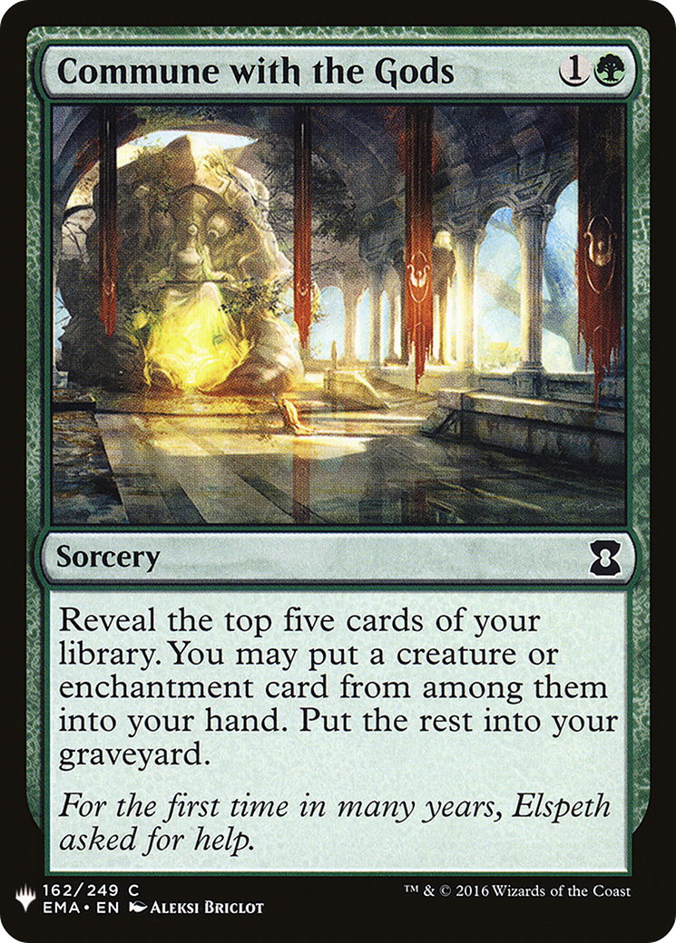 Commune with the Gods (LIST-162) [The List]