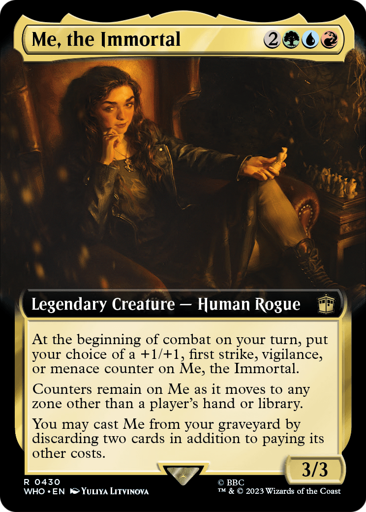 Me, the Immortal (Extended Art) (WHO-430) [Doctor Who]